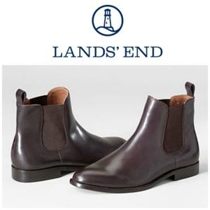 New Lands End Fulton Men's Sz 11.5 Chelsea Boots
